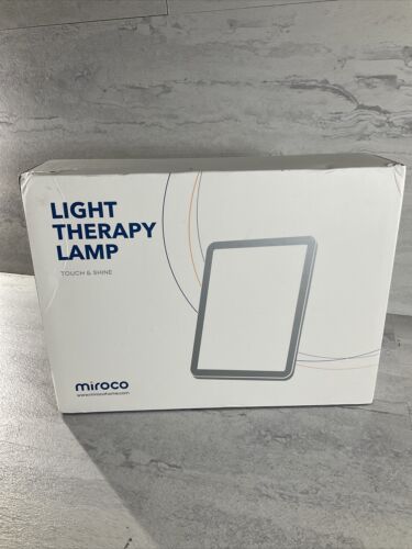 UV-Free 10000 Lux LED Light Therapy Lamp Battery Rechargeable With Touch Control (6922749116599)